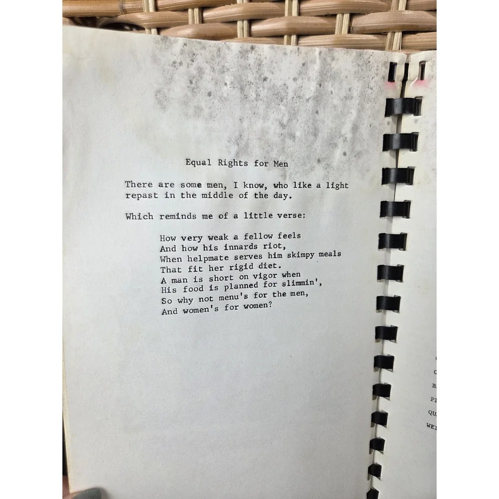 Church Of The Advent, Episcopal Cookbook Nashville,‎ Tennessee 1959 Spiral